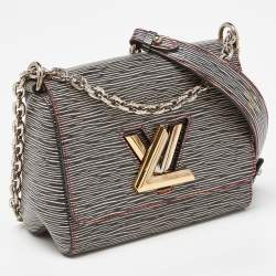 Pre Owned Louis Vuitton Black/Beige Epi Leather Twist PM Bag