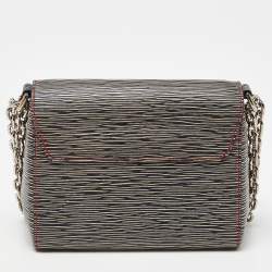 Pre Owned Louis Vuitton Black/Beige Epi Leather Twist PM Bag