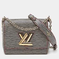 Pre Owned Louis Vuitton Black/Beige Epi Leather Twist PM Bag