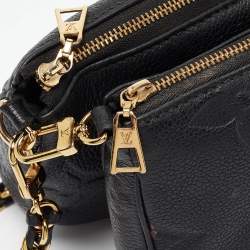 Pre Owned Louis Vuitton Black Monogram Empreinte Leather Multi-Pochette Accessoires Bag