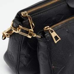 Pre Owned Louis Vuitton Black Monogram Empreinte Leather Multi-Pochette Accessoires Bag