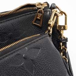 Pre Owned Louis Vuitton Black Monogram Empreinte Leather Multi-Pochette Accessoires Bag
