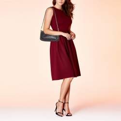 Pre Owned Louis Vuitton Black Monogram Empreinte Leather Multi-Pochette Accessoires Bag