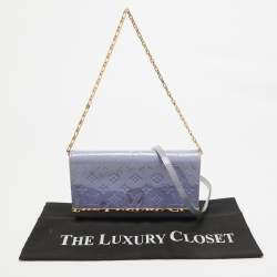 Louis Vuitton Lilac Monogram Vernis Ana Clutch Bag