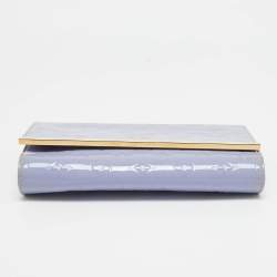 Louis Vuitton Lilac Monogram Vernis Ana Clutch Bag