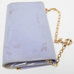 Louis Vuitton Lilac Monogram Vernis Ana Clutch Bag