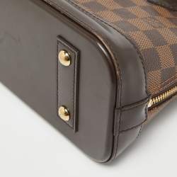 Pre Owned Louis Vuitton Damier Ebene Canvas Alma BB Bag