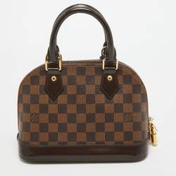 Pre Owned Louis Vuitton Damier Ebene Canvas Alma BB Bag