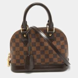 Pre Owned Louis Vuitton Damier Ebene Canvas Alma BB Bag