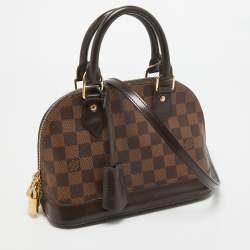 Pre Owned Louis Vuitton Damier Ebene Canvas Alma BB Bag