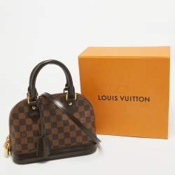 Pre Owned Louis Vuitton Damier Ebene Canvas Alma BB Bag