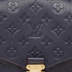 مملوكة مسبقًا Louis Vuitton Navy Blue/Red Monogram Empreinte Leather Pochette Metis Bag