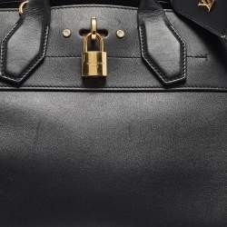 Pre Owned Louis Vuitton Black Leather City Steamer PM Bag