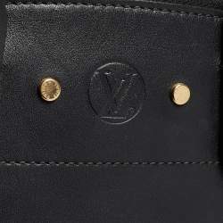 Pre Owned Louis Vuitton Black Leather City Steamer PM Bag