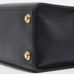 Pre Owned Louis Vuitton Black Leather City Steamer PM Bag