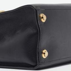 Pre Owned Louis Vuitton Black Leather City Steamer PM Bag