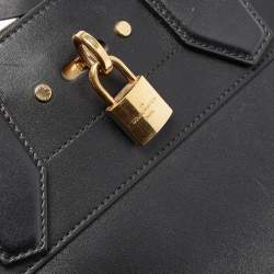Pre Owned Louis Vuitton Black Leather City Steamer PM Bag