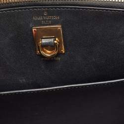 Pre Owned Louis Vuitton Black Leather City Steamer PM Bag