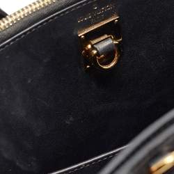 Pre Owned Louis Vuitton Black Leather City Steamer PM Bag