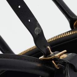 Pre Owned Louis Vuitton Black Leather City Steamer PM Bag