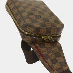 Louis Vuitton Brown Canvas Geronimos shoulder bag