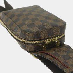 Louis Vuitton Brown Canvas Geronimos shoulder bag