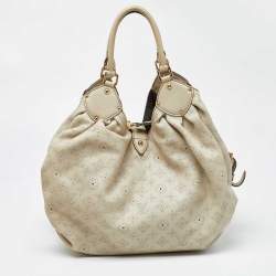 Louis Vuitton Lin Monogram Mahina Leather L Bag