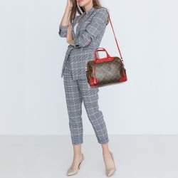 Pre Owned Louis Vuitton Coquelicot Monogram Canvas Retiro NM Bag