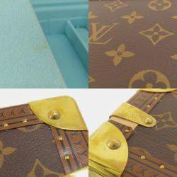 Louis Vuitton Brown Monogram Canvas Coffret Tresor 24 Trunk Case Bag