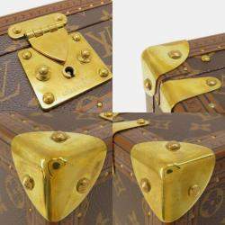Louis Vuitton Brown Monogram Canvas Coffret Tresor 24 Trunk Case Bag