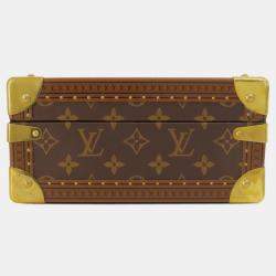 Louis Vuitton Brown Monogram Canvas Coffret Tresor 24 Trunk Case Bag