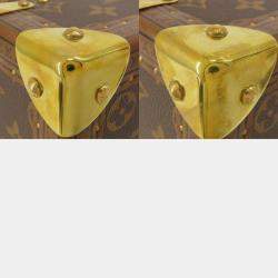 Louis Vuitton Brown Monogram Canvas Coffret Tresor 24 Trunk Case Bag