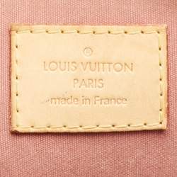 Louis Vuitton Rose Velours Monogram Vernis Alma BB Bag