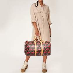 Louis Vuitton Monogram Canvas Cerises Keepall 45 Bag