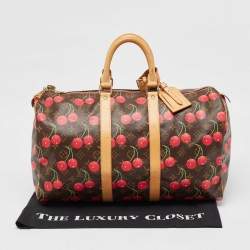 Louis Vuitton Monogram Canvas Cerises Keepall 45 Bag