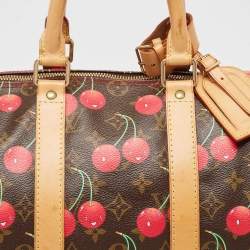 Louis Vuitton Monogram Canvas Cerises Keepall 45 Bag