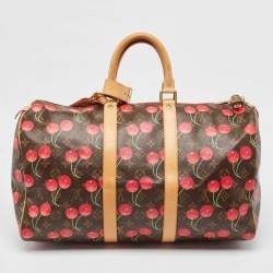 Louis Vuitton Monogram Canvas Cerises Keepall 45 Bag