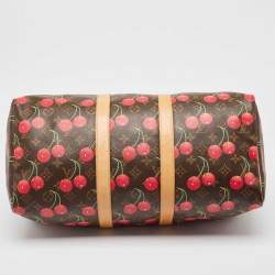 Louis Vuitton Monogram Canvas Cerises Keepall 45 Bag