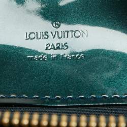 Pre Owned Louis Vuitton Blue Nuit Monogram Vernis Melrose Avenue Bag