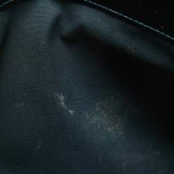 Pre Owned Louis Vuitton Blue Nuit Monogram Vernis Melrose Avenue Bag