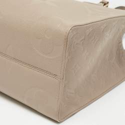 Louis Vuitton Beige Monogram Empriente Leather Giant Onthego MM Bag