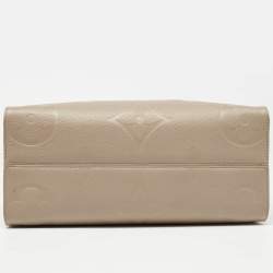 Louis Vuitton Beige Monogram Empriente Leather Giant Onthego MM Bag