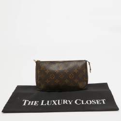 Pre Owned Louis Vuitton Monogram Canvas Pochette Accessoires