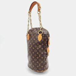 Pre Owned Louis Vuitton Brown Monogram Canvas PM Punching Bag