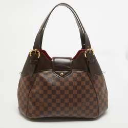 Pre Owned Louis Vuitton Damier Ebene Canvas Sistina MM Bag