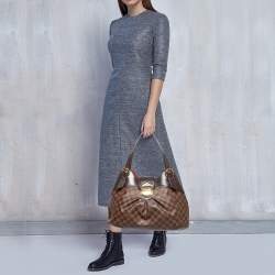 Pre Owned Louis Vuitton Damier Ebene Canvas Sistina MM Bag