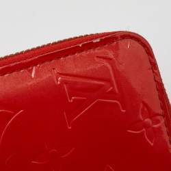 Louis Vuitton Orange Sunset Monogram Vernis Zippy Wallet