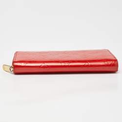 Louis Vuitton Orange Sunset Monogram Vernis Zippy Wallet