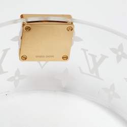 Pre Owned Louis Vuitton Monogram Plexiglass Box Scott 