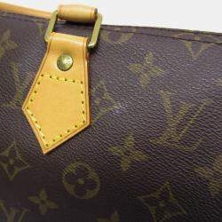 Louis Vuitton Brown Canvas Speedy Handbag